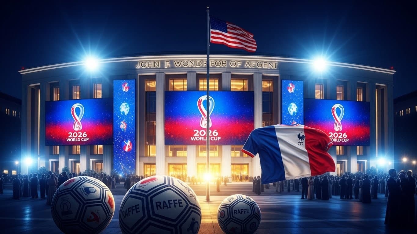 Découvrez l'heure exacte et la chaîne pour suivre le tirage au sort de la Coupe du Monde 2026 avec les Bleus ce vendredi. Trump, stars et suspense garanti !