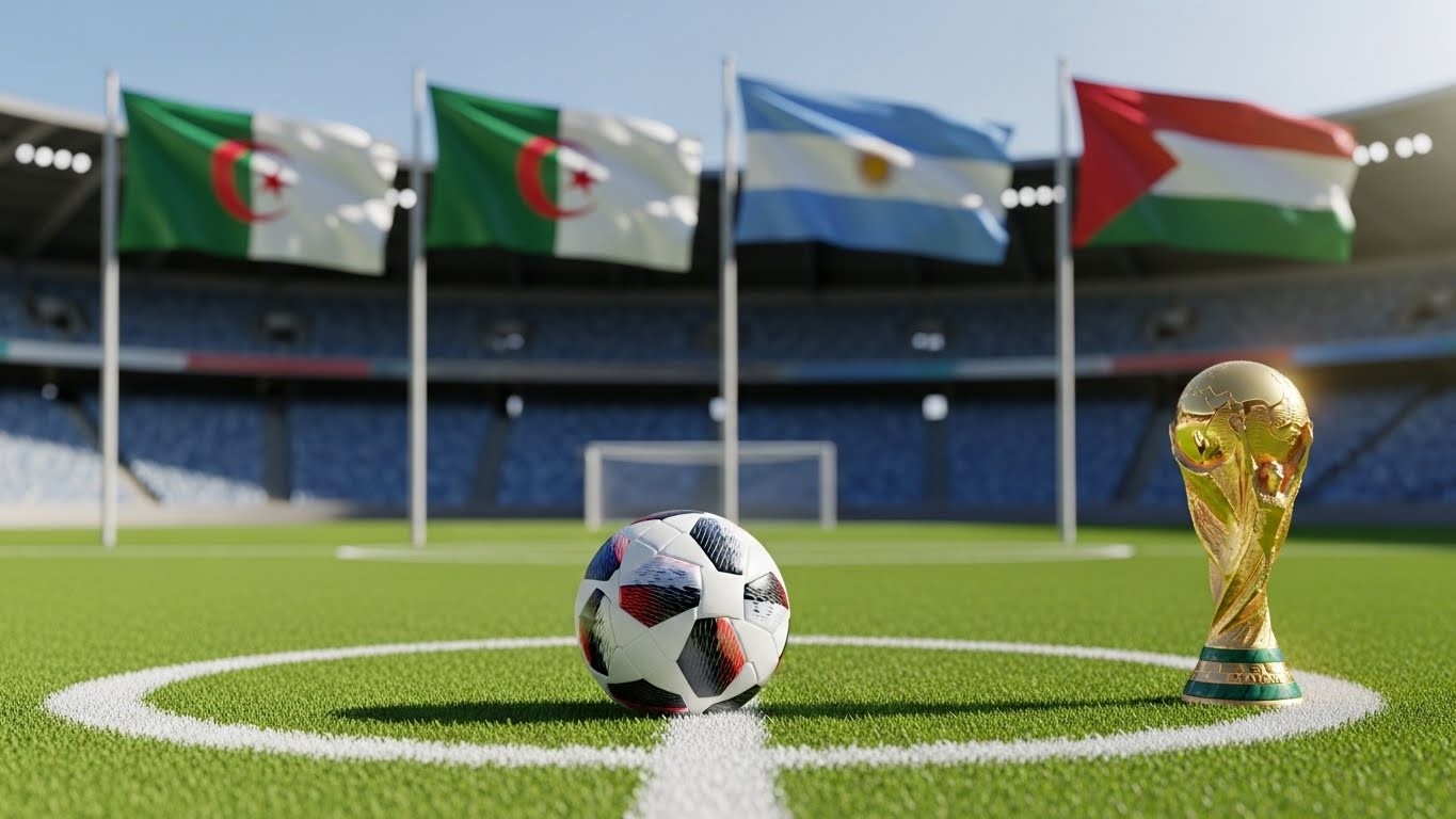 Découvrez le groupe J explosif de l'Algérie au Mondial 2026 : Argentine tenante, Autriche en forme et Jordanie. Analyse complète des matchs, chances des Fennecs et calendrier à venir !