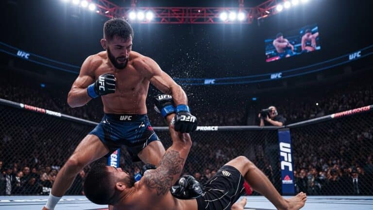 Top 20 Meilleurs KO UFC 2025 : Les Français Brillent