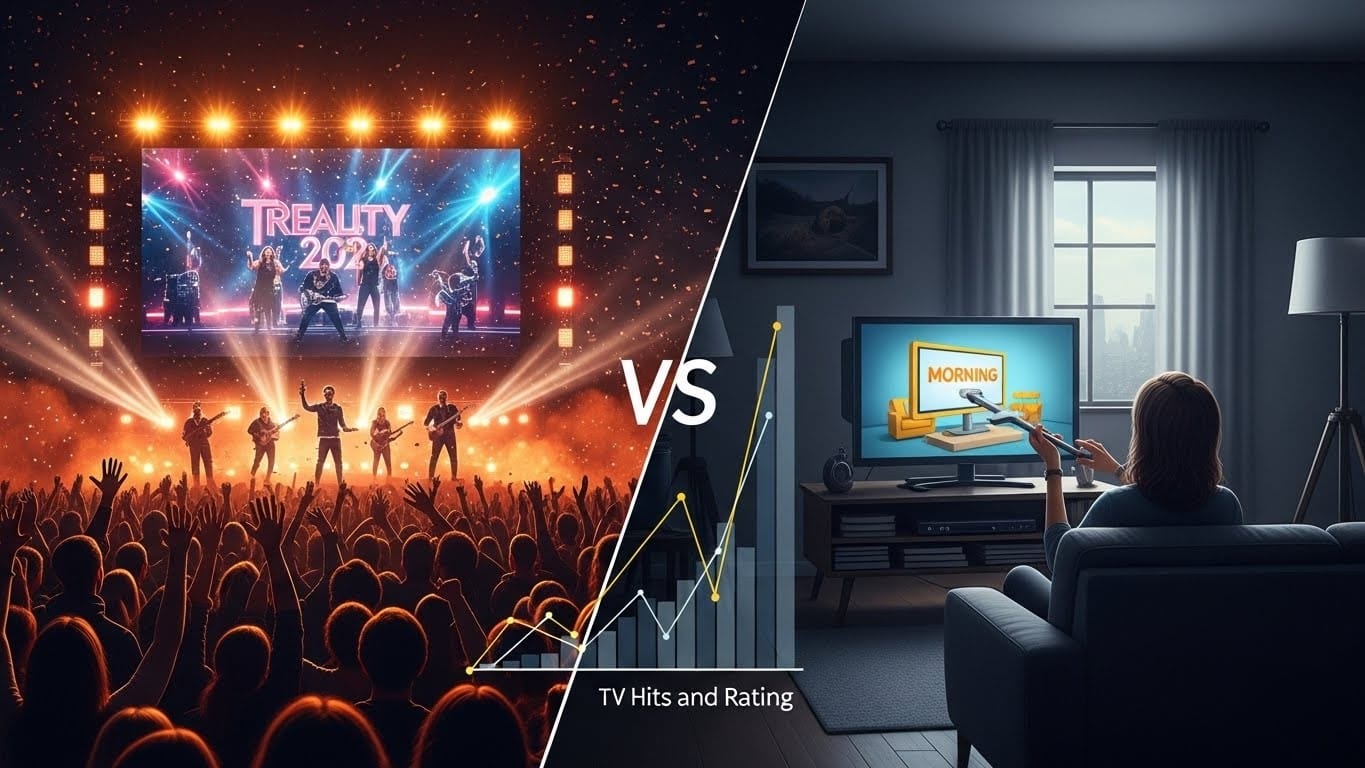 Découvrez les grands gagnants et les déceptions de la télévision en 2025. Star Academy et CNews dominent, tandis que certains matins s'effondrent. Bilan complet des audiences qui ont secoué le petit écran !