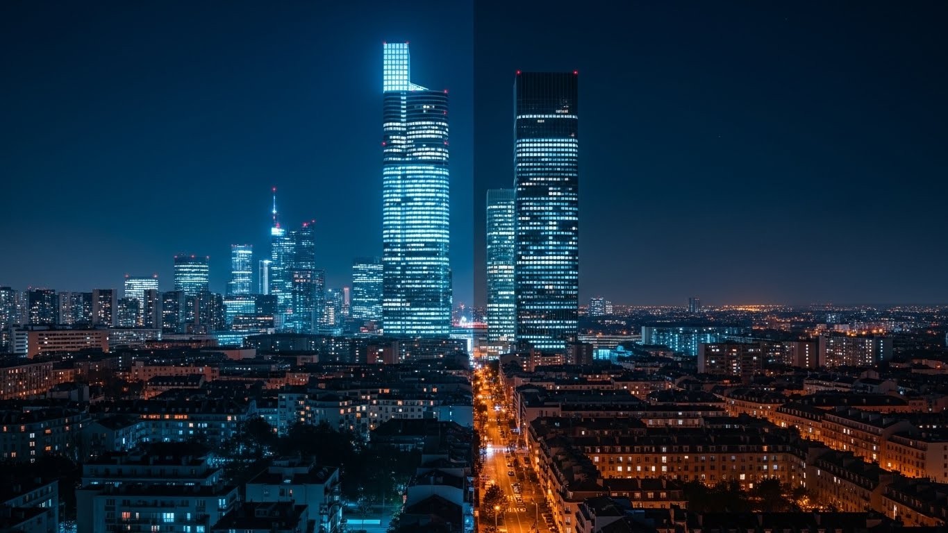 Les tours Sisters à La Défense refont surface à Courbevoie, ravivant les craintes des riverains du Faubourg-de-l’Arche. Un projet à 630 millions d'euros reporté, mais toujours menaçant ? Découvrez les enjeux.