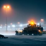 Tragique Accident Chasse-Neige Aéroport Minnesota