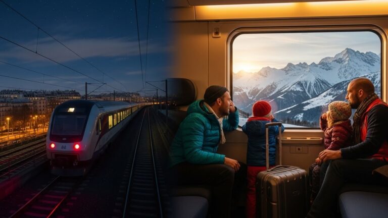 Train de Nuit Paris Stations de Ski Savoie