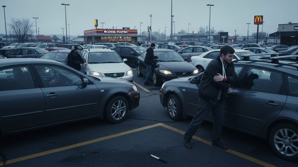 Trappes : Coup de Couteau pour une Place de Parking au Burger King