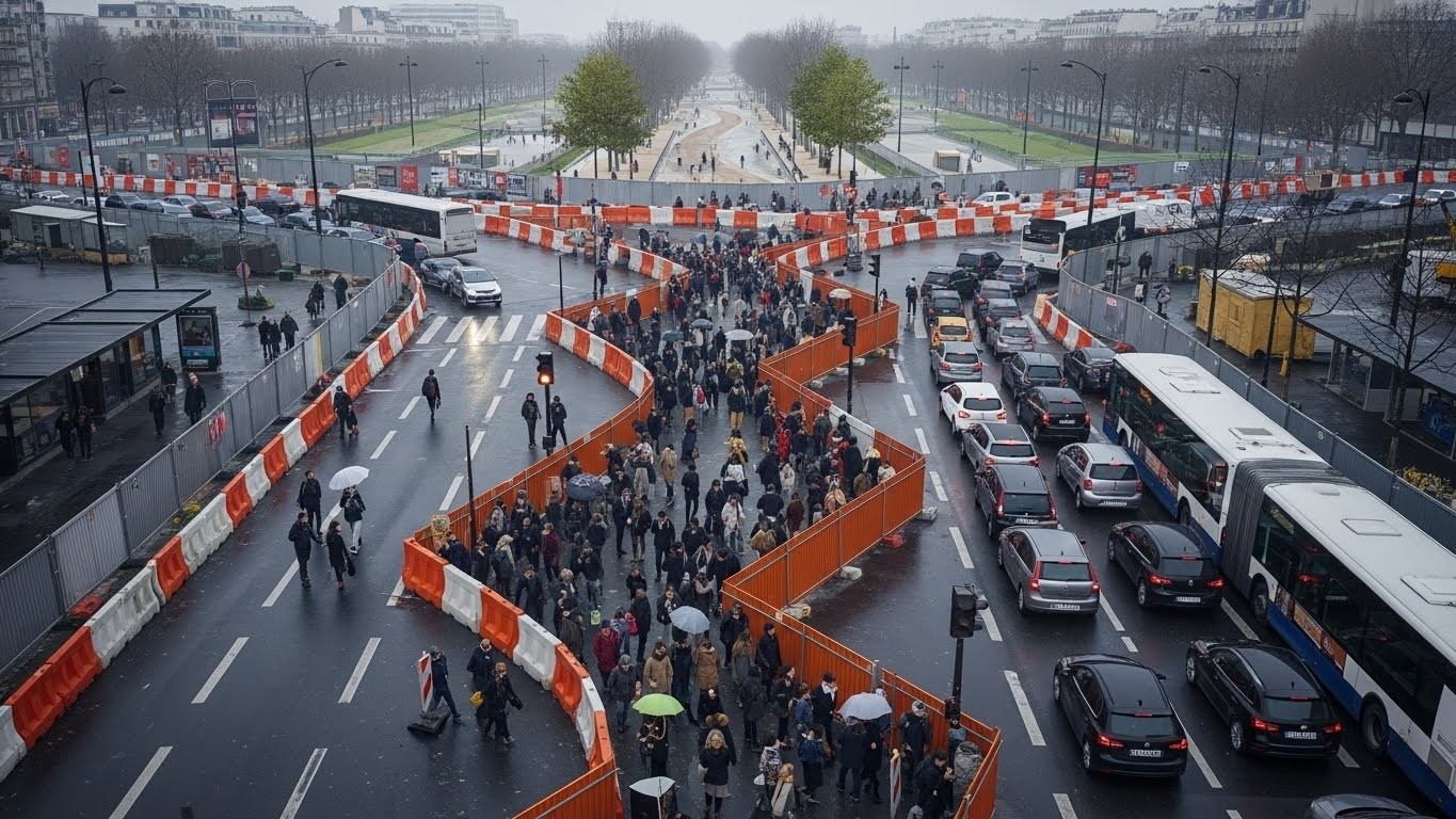 Découvrez le chaos des travaux autour de la gare Montparnasse à Paris : circulation piétonne dangereuse, embouteillages monstres et nuisances pour les riverains. Jusqu'en 2026, la situation s'annonce compliquée...