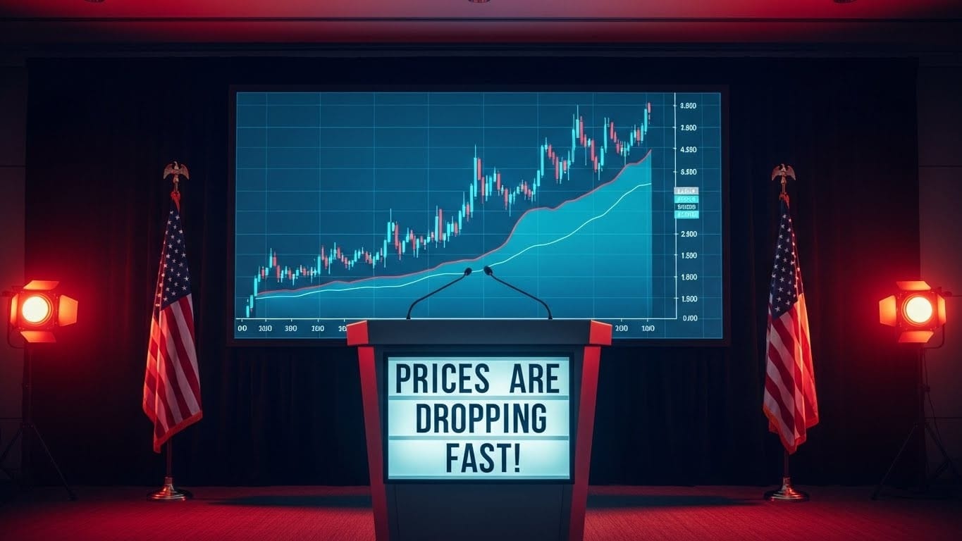 Donald Trump clame que les prix chutent « énormément » aux États-Unis, alors que l'inflation vient de remonter à 2,8 %. Décryptage complet d'un discours qui divise l'Amérique à un an des midterms.