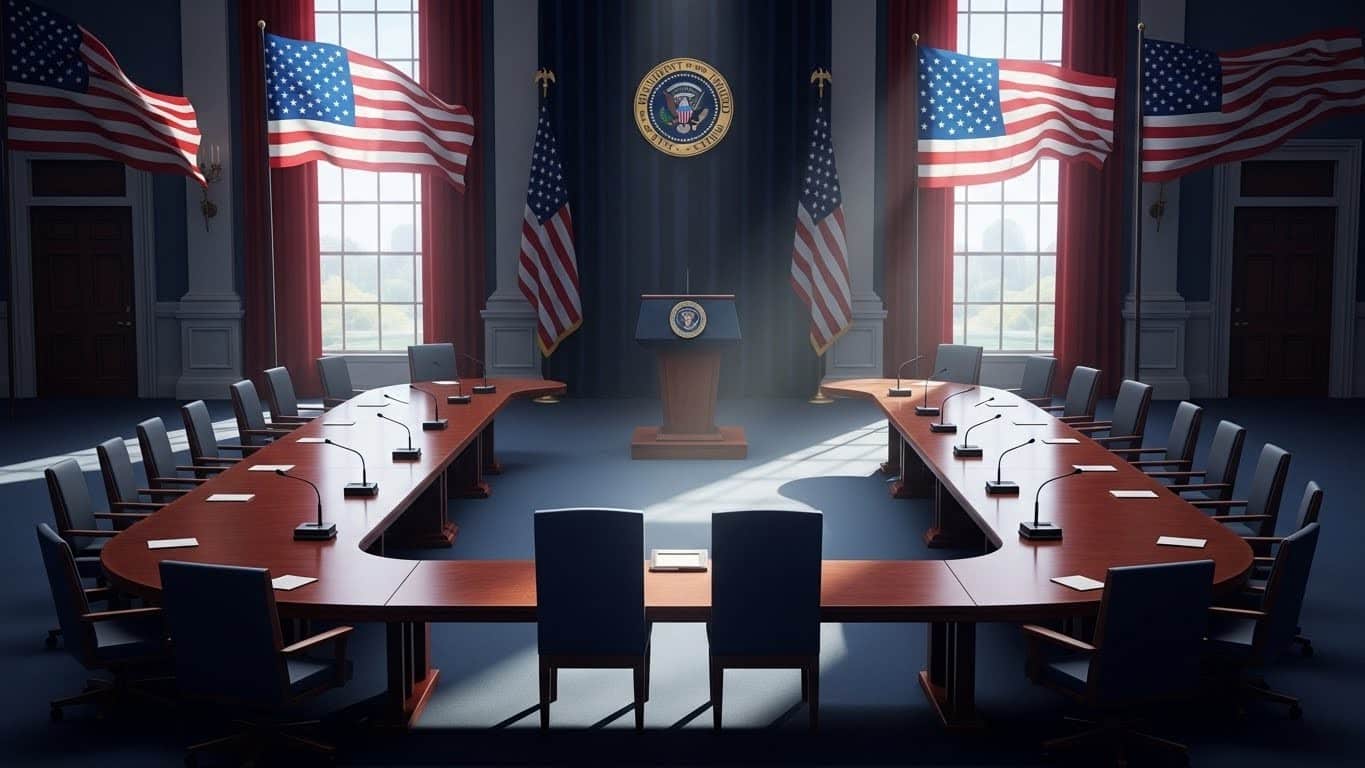 Trump confirme qu’il ne briguera pas un troisième mandat en 2028 et pointe déjà ses favoris. JD Vance en pole, Rubio en embuscade… Décryptage complet de la course qui s’ouvre chez les républicains.