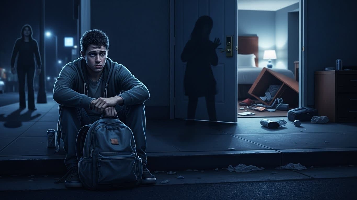 Découvrez l'histoire tragique de Tylor Chase, ex-enfant star de sitcom, aujourd'hui sans-abri et aux prises avec l'addiction. Un ami tente de l'aider, mais tout bascule dans une chambre d'hôtel dévastée...