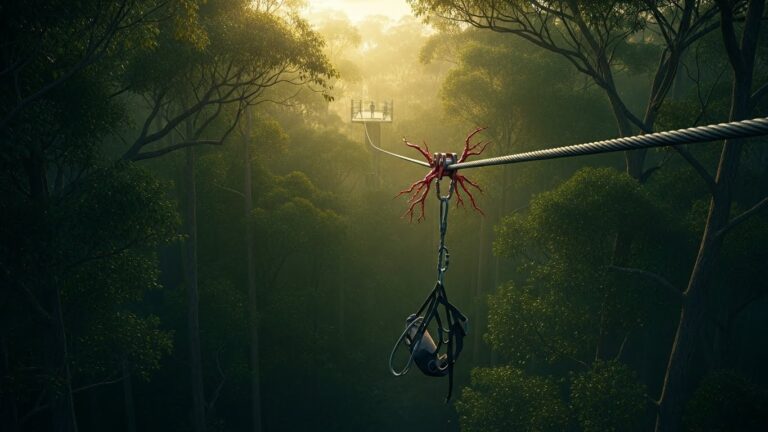 Tyrolienne Mortelle en Australie : Chute de 25m sous les Yeux de sa Femme