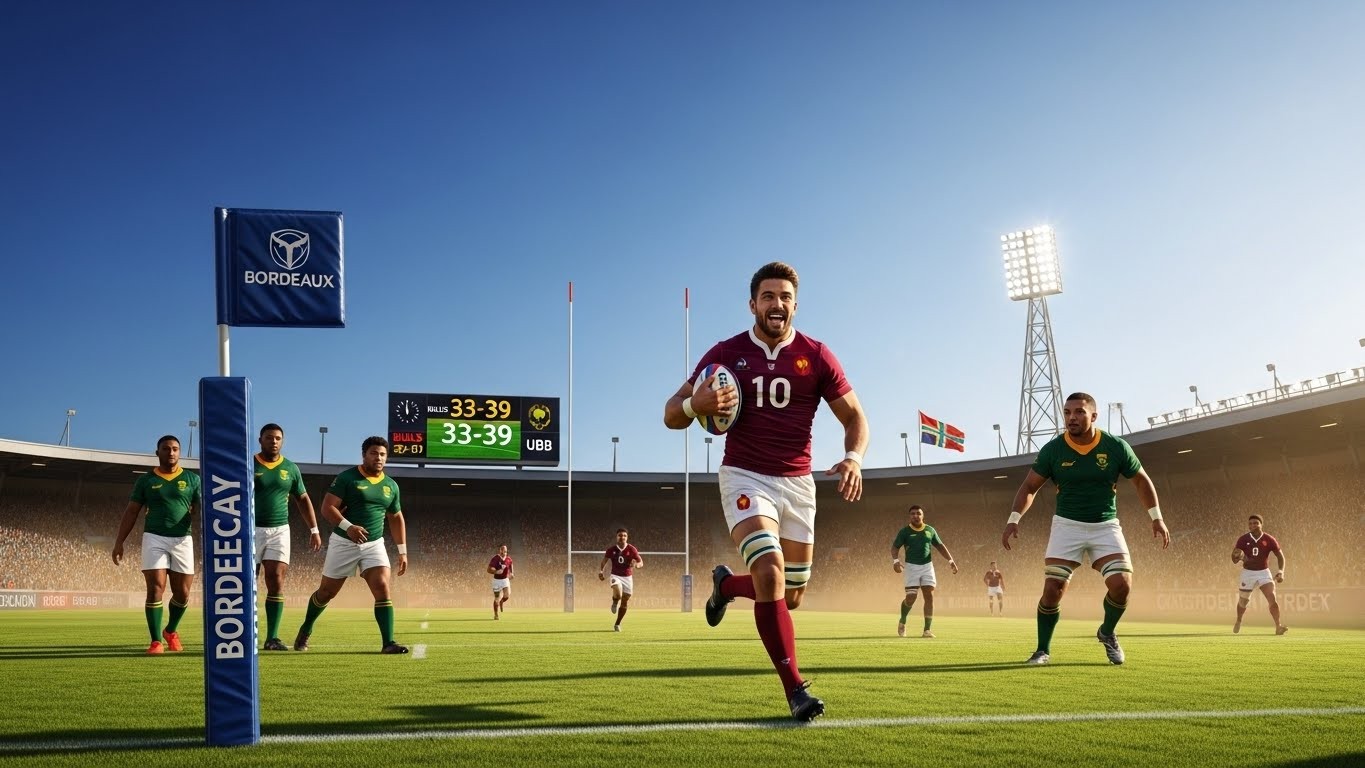 L’UBB a démarré sa campagne européenne en atomisant les Bulls en Afrique du Sud. Bonus offensif, caractère XXL et un Jalibert en feu : récit d’un exploit qui en dit long sur les ambitions bordelaises.