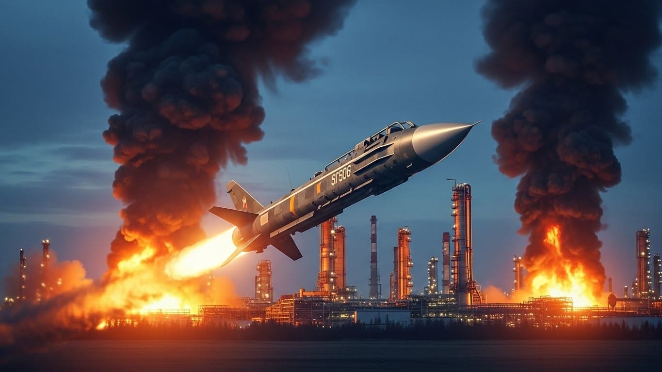 Découvrez comment l'Ukraine a utilisé des missiles Storm Shadow britanniques pour viser une raffinerie clé en Russie. Analyse des impacts stratégiques et des enjeux de cette escalade dans le conflit.