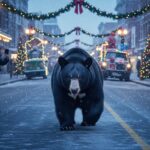 Un Ours Noir Vole la Vedette au Défilé de Noël aux USA
