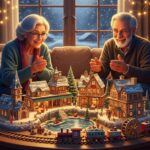 Un Village de Noël Miniature Ouvré à Tous en Bretagne