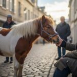 Une Ponette Apporte du Réconfort aux Sans-Abri à Saintes