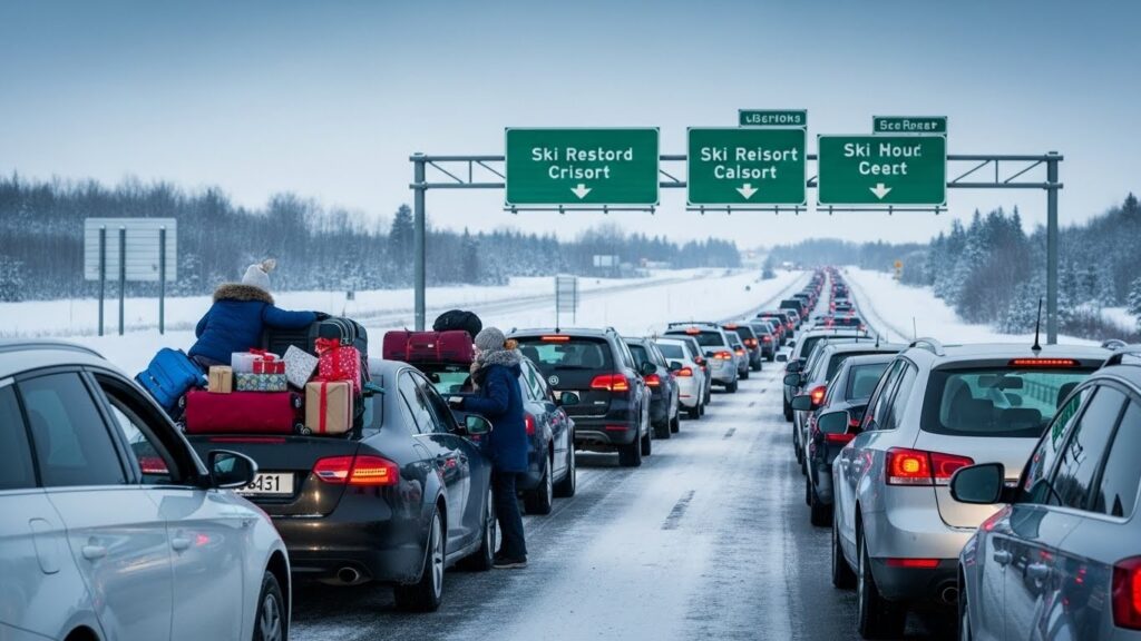 Vacances de Noël : Bouchons Prévisibles sur les Routes