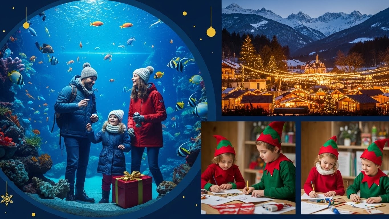 Découvrez les Pyrénées-Orientales en hiver sans skier : ateliers artistiques, aquarium magique, préhistoire ludique, marchés de Noël et bain revigorant. Des vacances inoubliables pour tous !