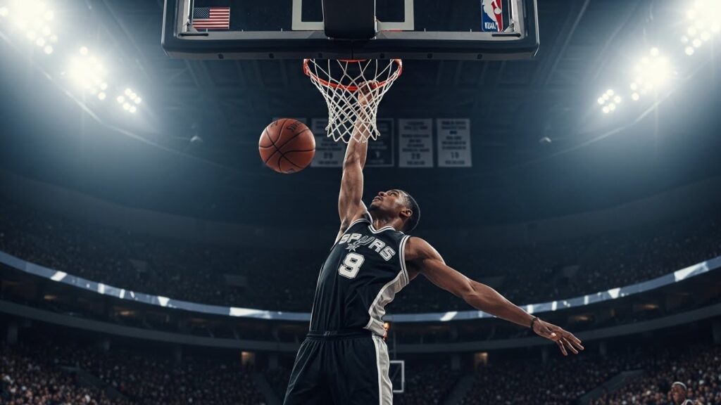 Victor Wembanyama Poste Incroyable Face à Quatre Défenseurs