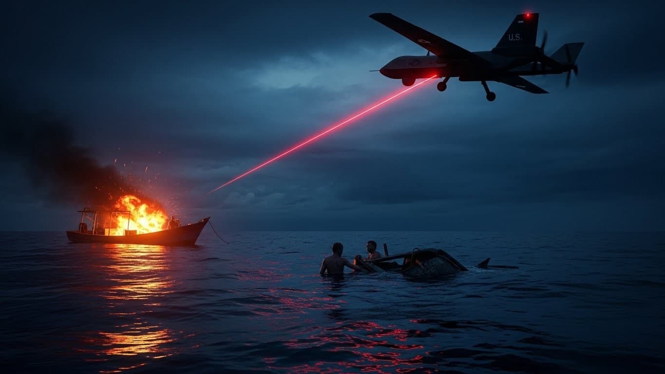 Une vidéo explosive montre des militaires américains achever deux survivants désarmés en mer des Caraïbes. L’administration Trump refuse de la diffuser et s’enfonce dans la crise. Décryptage complet.