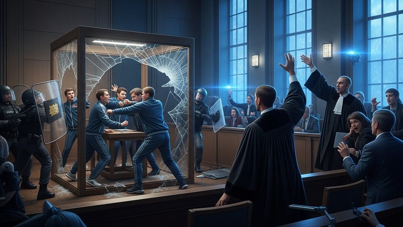 Bagarres générales dans les tribunaux, rixes entre bandes rivales dans le box des accusés… Comment la justice tente de juguler une violence qui déborde jusque dans les salles d’audience. Un phénomène inquiétant qui s’amplifie.