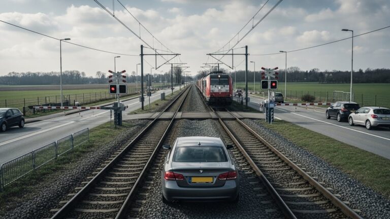 Voiture sur Voies Ferrées en Belgique : Incident Choquant