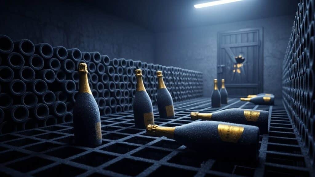 Vol de 1152 Bouteilles de Champagne en Marne