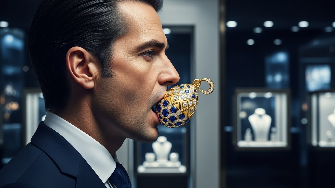 Un Néo-Zélandais arrêté après avoir avalé un bijou Fabergé édition James Bond vaut 16 500 euros. Une histoire complètement dingue entre luxe, vol et... transit intestinal !