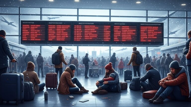 Vols Annulés États-Unis : Chaos Aérien Hivernal