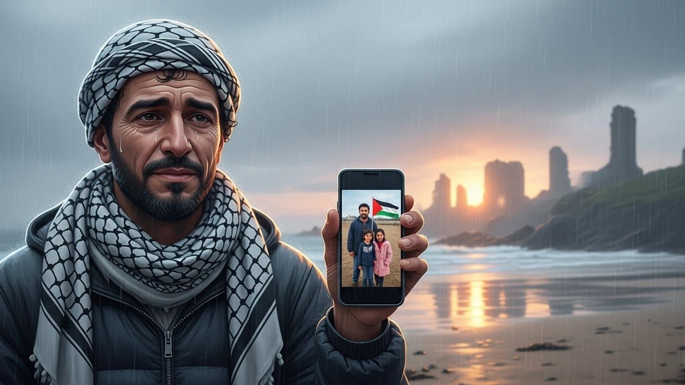 À 26 ans, Yaser a fui Gaza et vit en Bretagne. Il se bat pour faire évacuer sa famille coincée dans l’enclave, dont son père gravement malade. Un appel poignant à l’aide humanitaire.