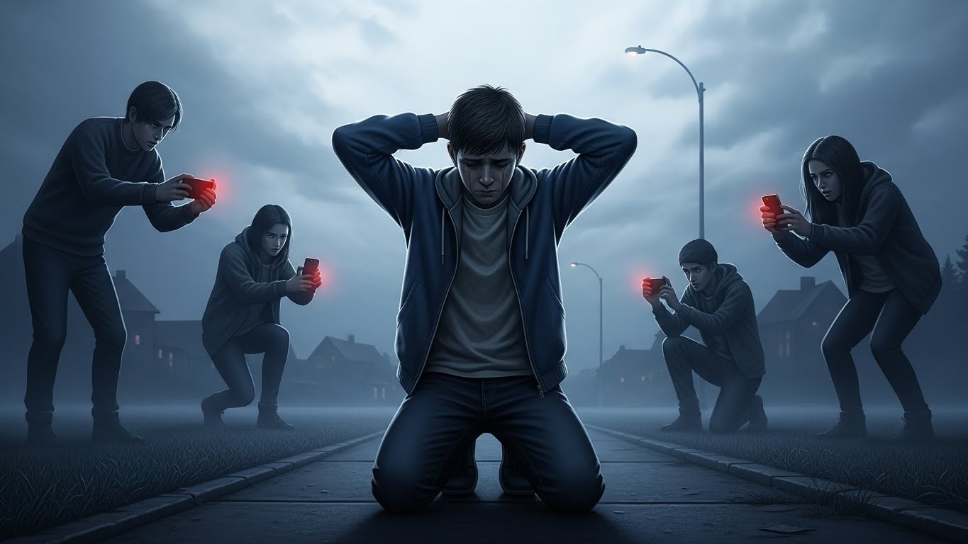 Un collégien de 14 ans giflé, forcé à s’agenouiller et à danser devant ses agresseurs dans les Yvelines. La vidéo choc tourne sur Snapchat et les quatre mineurs sont identifiés. Un fait divers qui glace le sang.