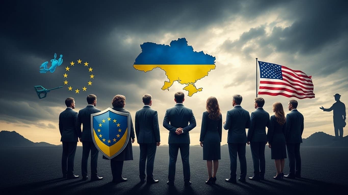 Découvrez comment Zelensky rallie Starmer, Macron et Merz à Londres contre le plan de paix Trump. Une alliance cruciale pour l'Ukraine en pleine tension géopolitique.