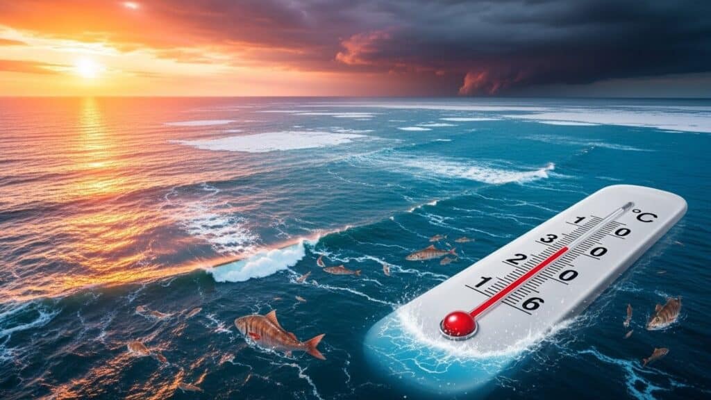 2025 : Mer du Nord Plus Chaude Jamais Enregistrée