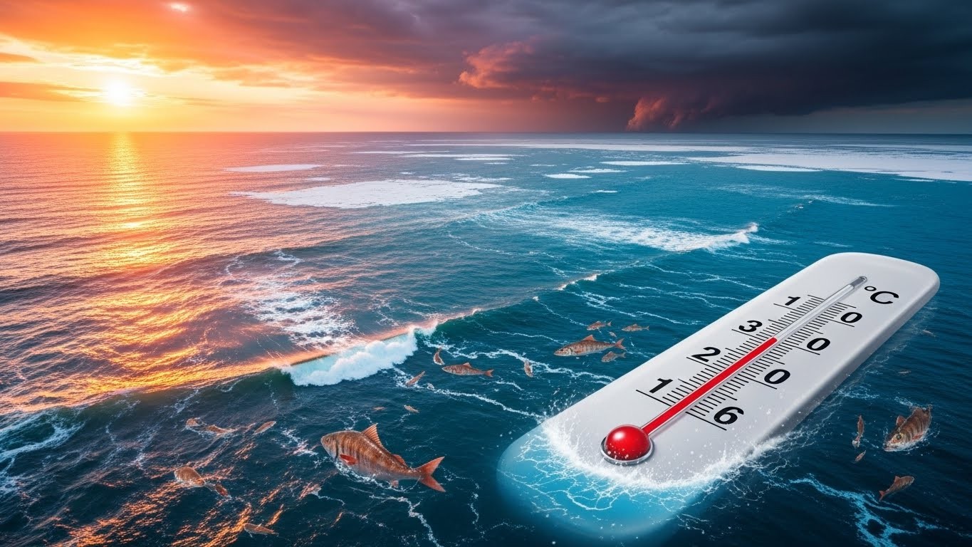 Découvrez pourquoi 2025 marque un record historique de chaleur en mer du Nord avec 11,6°C en moyenne. Impacts sur l'écosystème, stockage de chaleur record et conséquences du réchauffement climatique révélés.