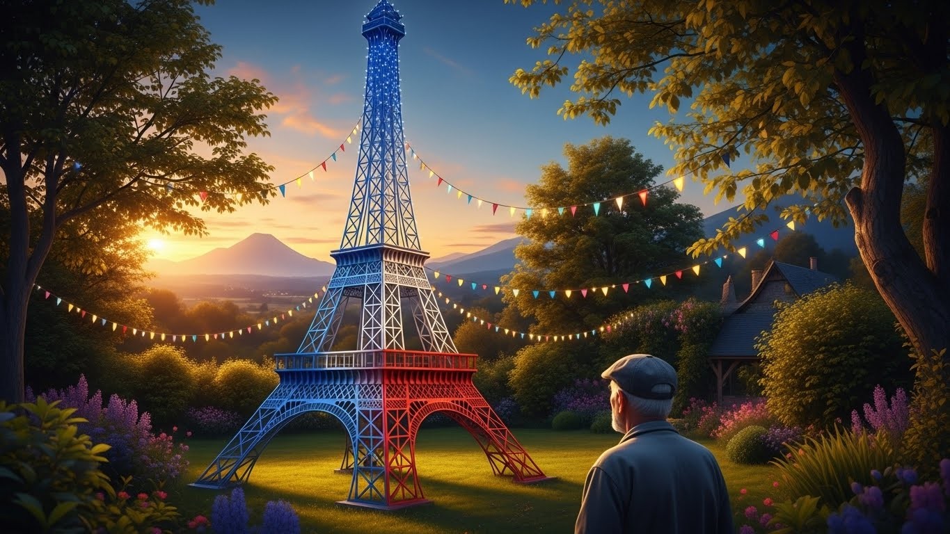 Découvrez comment un retraité du Puy-de-Dôme a bâti une impressionnante tour Eiffel de 12 mètres dans son jardin après sept mois de travail acharné. Une histoire touchante de passion, de défi personnel et de fierté française qui inspire à tout âge !