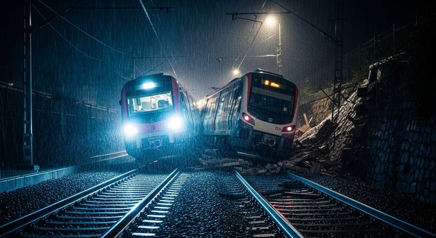 Tragédie ferroviaire en Catalogne : un train heurte un mur effondré sur les voies près de Barcelone, causant un décès et plusieurs blessés graves. Retour sur les faits et le contexte dramatique.