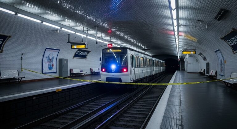 Accident Grave Ligne 3 Métro Paris Malesherbes
