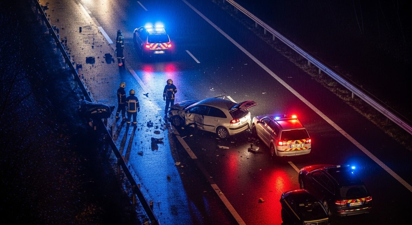 Tragique collision sur la bande d'arrêt d'urgence de l'A15 près de Saint-Ouen-l’Aumône : un quadragénaire perd la vie dans la nuit. Détails, circonstances et sécurité routière.