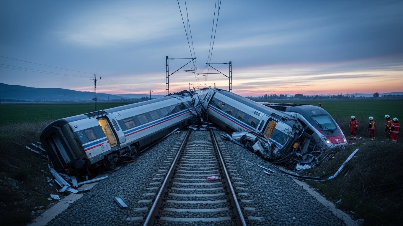 Tragédie ferroviaire en Andalousie : un train déraille et percute un autre convoi, faisant au moins 39 morts. Causes mystérieuses malgré inspection récente. Bilan et enquête en cours.