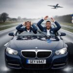 Accident Voiture Kolo Muani Odobert Avant Tottenham-Francfort