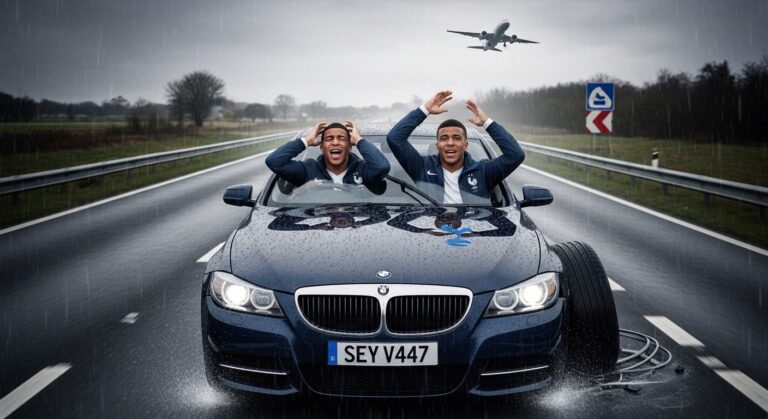 Accident Voiture Kolo Muani Odobert Avant Tottenham-Francfort