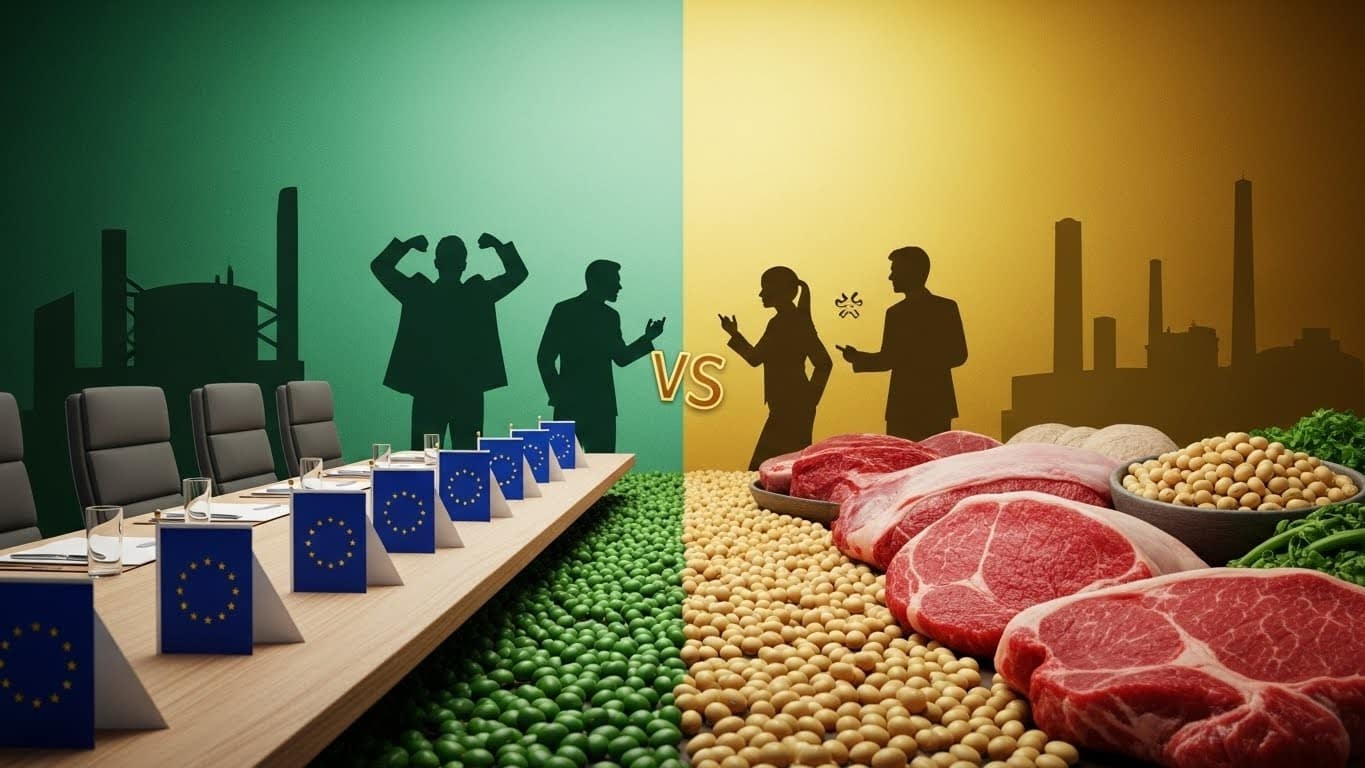 Découvrez pourquoi les secteurs favorables à l'accord UE-Mercosur gardent le silence face à la colère agricole. Analyse des enjeux économiques et politiques derrière ce traité controversé.