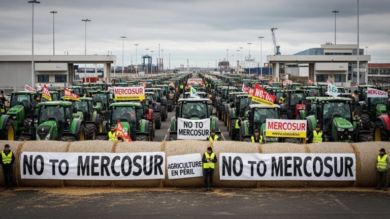Accord UE-Mercosur : Colère Agriculteurs et Blocages Ports