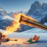 Acteur Italien Exclu Relais Flamme JO 2026 Polémique