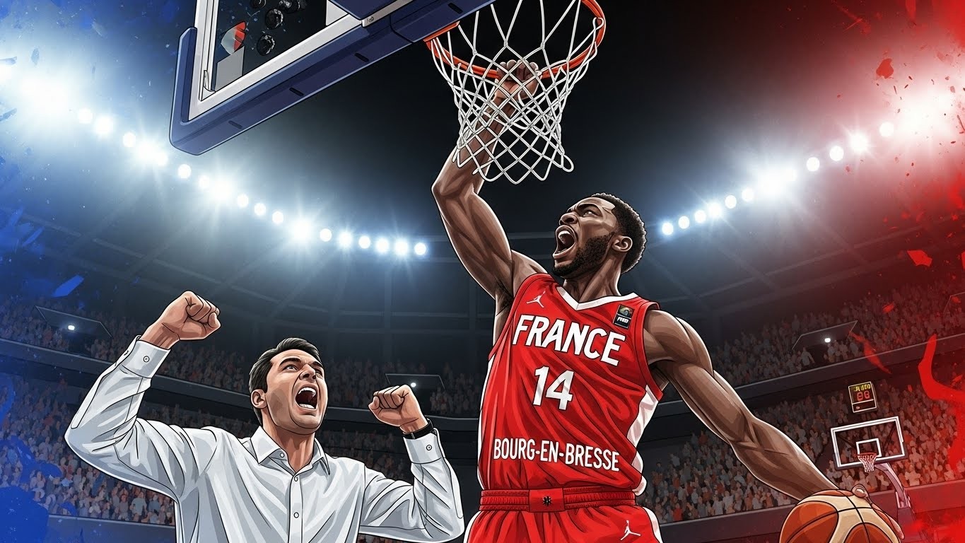 Découvrez comment Adam Mokoka explose à Bourg-en-Bresse avec Frédéric Fauthoux, sa relation unique, ses performances XXL et son ambition bleue. Un arrière en pleine maturité !