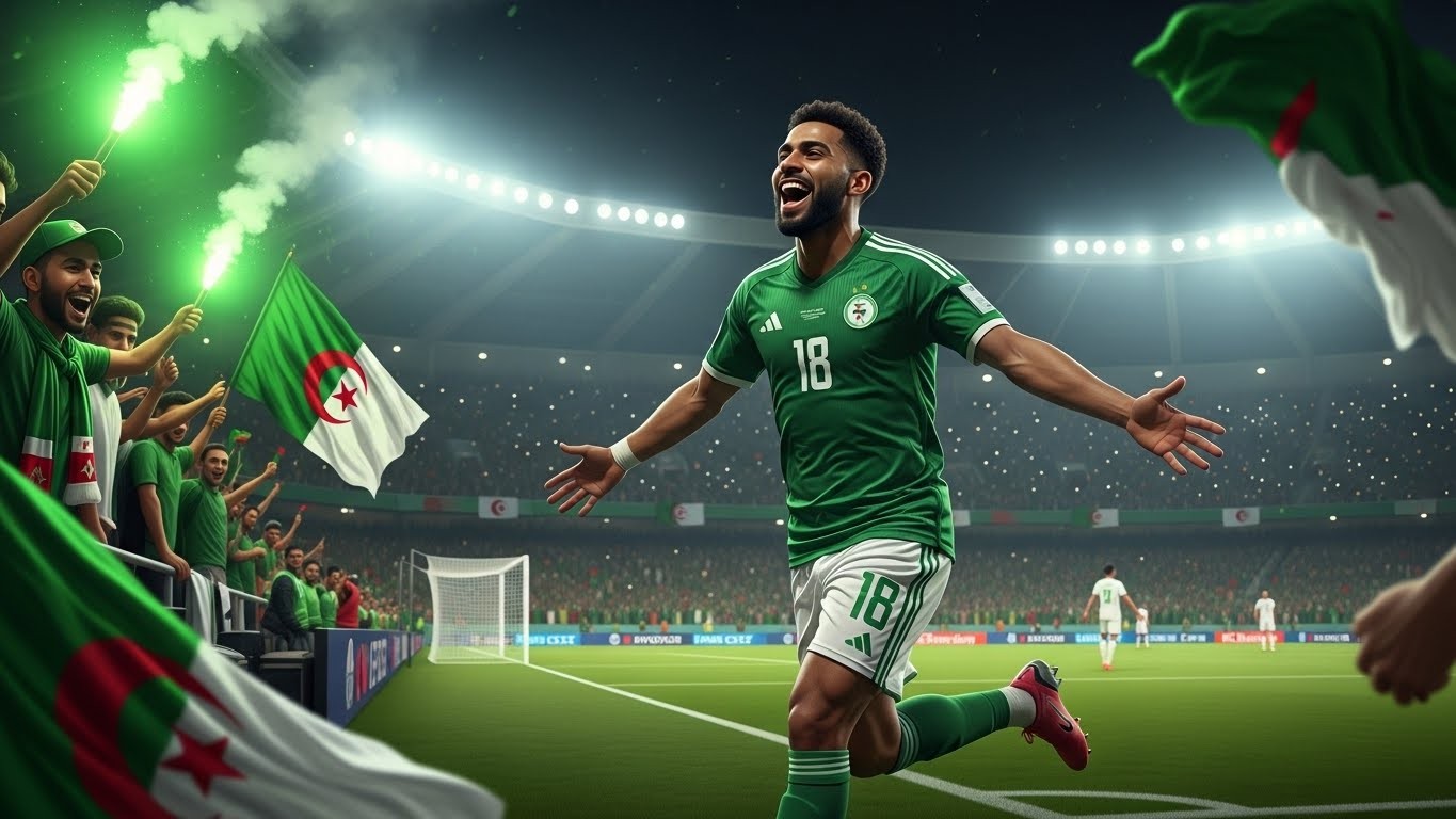 Découvrez comment Adil Boulbina, jeune attaquant de 22 ans, est devenu le sauveur des Fennecs en marquant un but décisif en prolongation face à la RD Congo. Un rêve devenu réalité à la CAN 2025 !