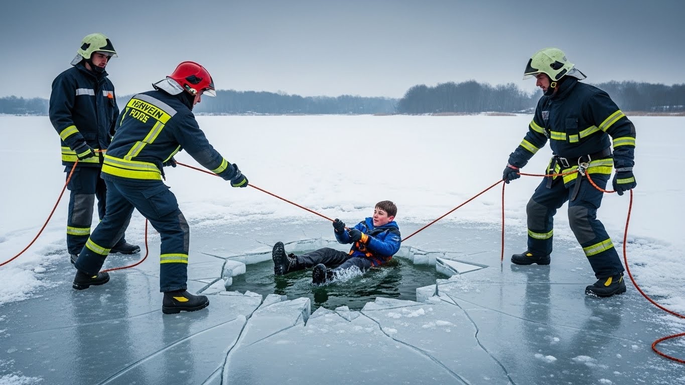 Découvrez le sauvetage spectaculaire d'un ado de 13 ans tombé dans un lac gelé en Vendée. Un incident qui rappelle les dangers du froid extrême. Prudence obligatoire !