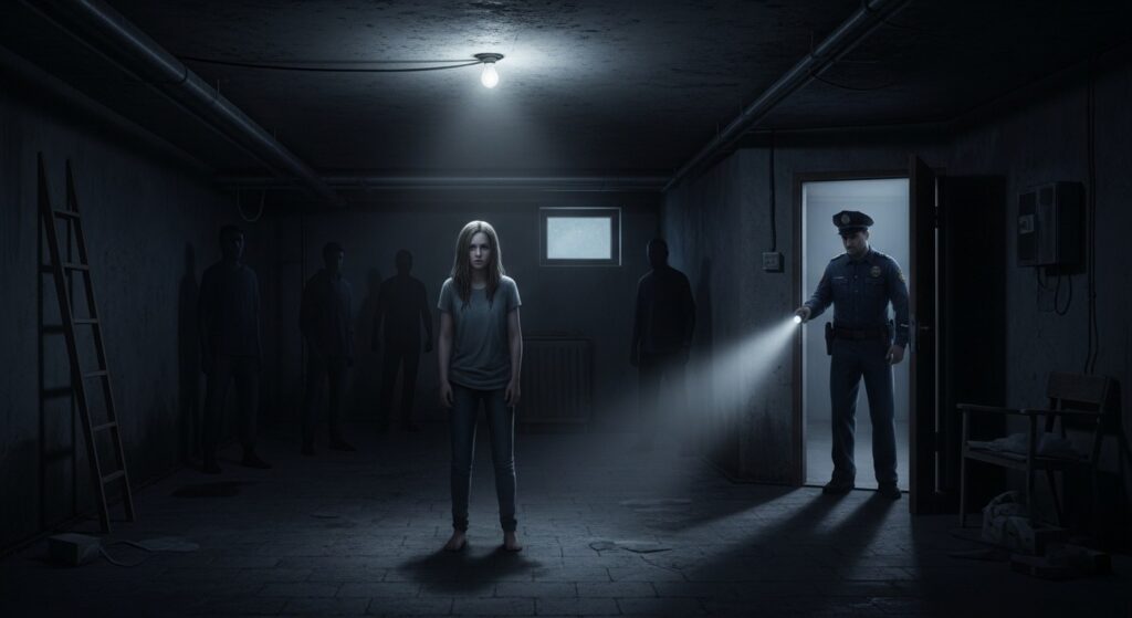 Adolescente Sauvée d&rsquo;une Cave par la Police au Val-de-Marne