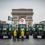 Agriculteurs à Paris : Tracteurs contre Mercosur