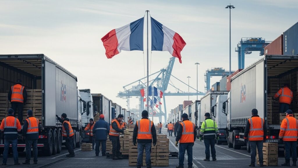 Agriculteurs au Havre : Filtrage des Camions contre Mercosur