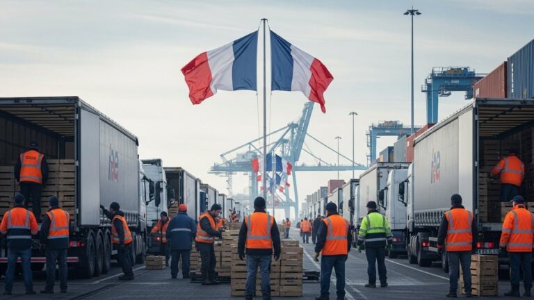 Agriculteurs au Havre : Filtrage des Camions contre Mercosur