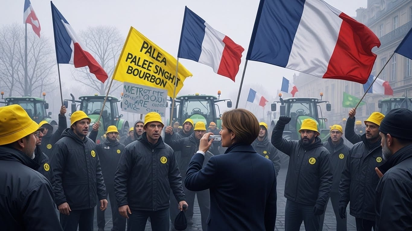Yaël Braun-Pivet chahutée par des agriculteurs furieux à Paris. Elle annonce des rencontres urgentes avec les syndicats sur Mercosur et dermatose nodulaire. Colère agricole 2026 expliquée.